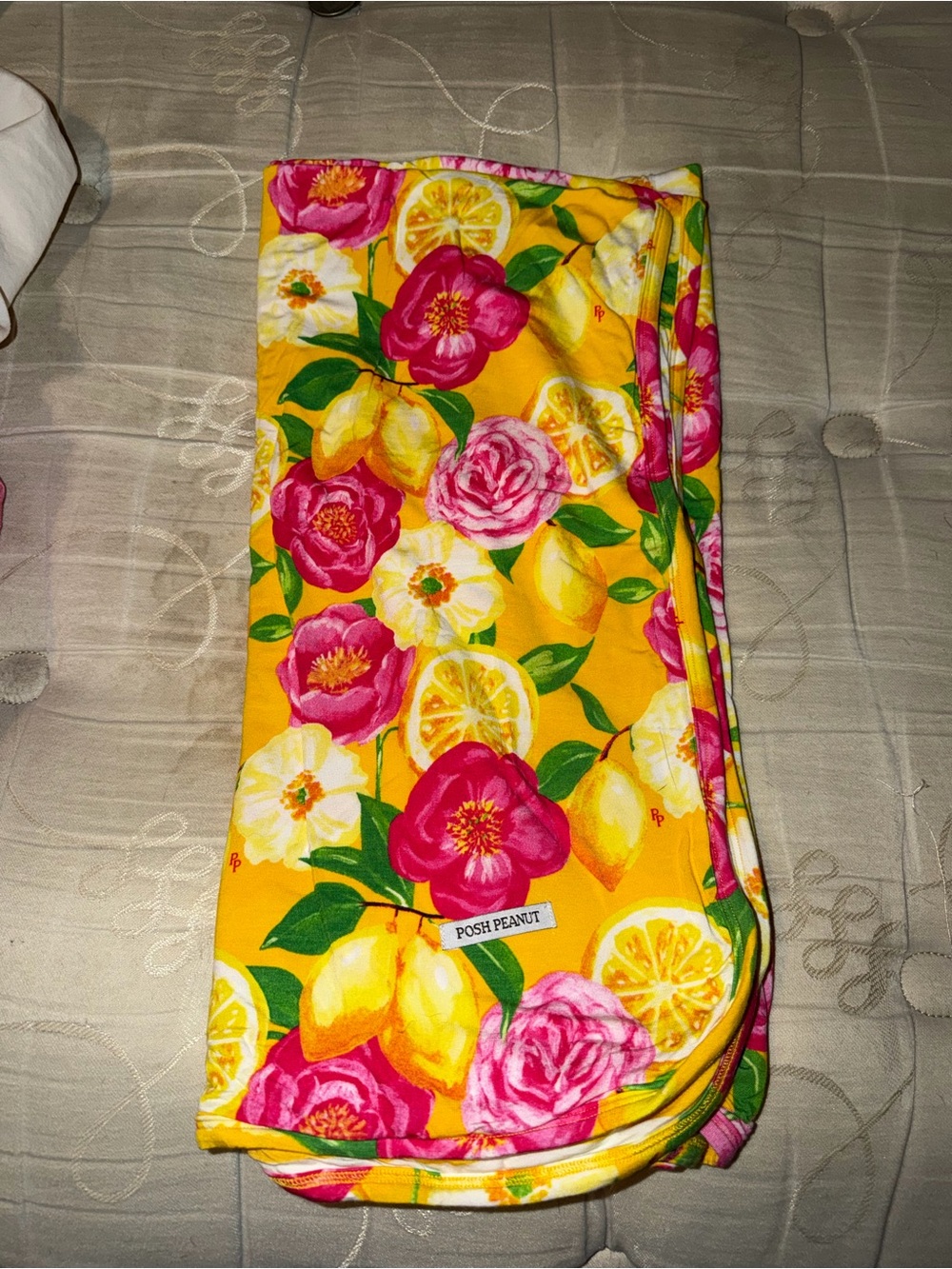 Posh Peanut Yellow Floral & Lemon patoo